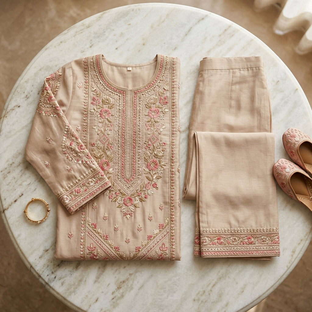 Handcrafted Kurta Set